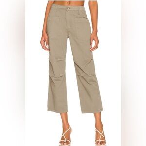 PISTOLA Josie Pleated Utility Pant in Garden Green Size 30 NWOT